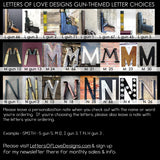 Gun Letter Signs & Gifts